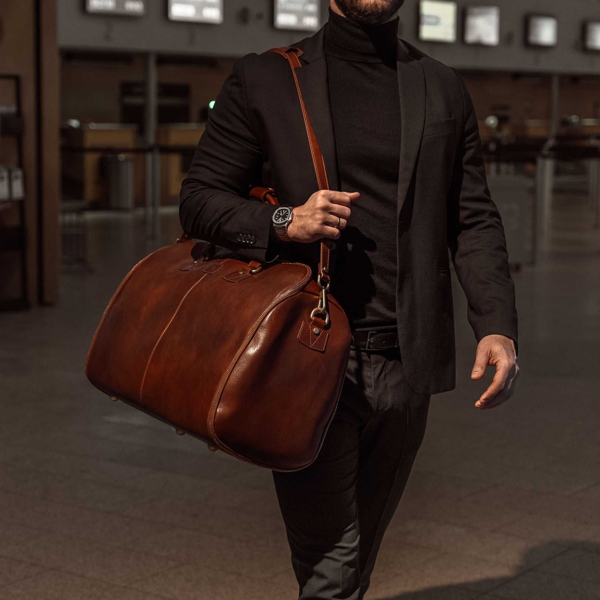 TBOLINE Men Canvas Shoulder Bag Multi Pocket Male Travel Messenger Handbag  (Coffee) - Walmart.com